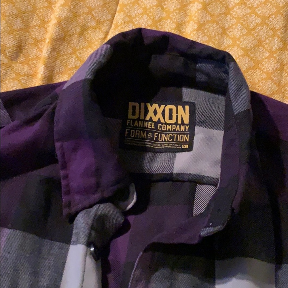 Dixxon Flannel Company size XL purple & black